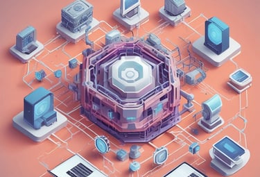 A close-up of a person analyzing data on a digital tablet with graphs and charts displayed.