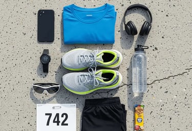 itens essenciais para a corrida de rua