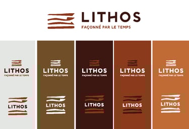 Logo - Identité visuelle - Lithos - Poterie - Amy Atelier Graphique
