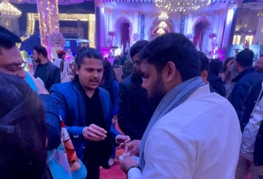Dheeraj is the best birthday party illusionist in Delhi India.