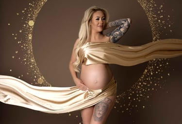 Schöne, natürliche, freizügige Bilder meiner Schwangerschaft in Juelich