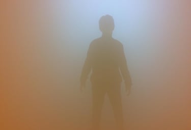 Boy in the fog, Tate Modern