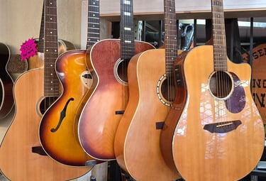 acoustic guitars