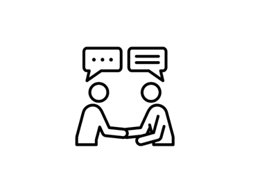 Icon for intensive mock interviews – grad school interview simulations with PhD mentor feedback