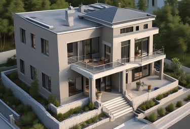 a man riding a skateboard down the side of a ramp