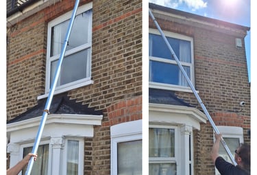 No mess gutter cleaning performed by MTGutters.co.uk