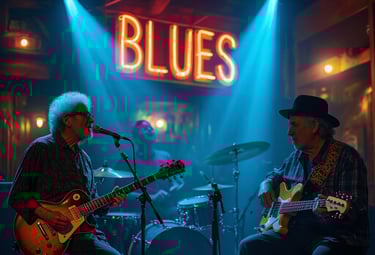 groupe blues image joue de la musique