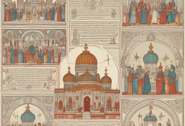 Illustration of people connecting puzzle pieces shaped like last names.