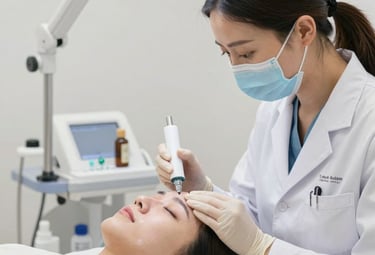 Elegant surgical suite with advanced equipment ready for cosmetic procedures.