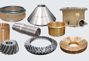 OEM Crusher Wear Parts and Liners - Mantle, Concave, Gear, Shaft, Eccentric Shaft