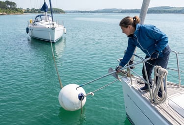 picking up mooring