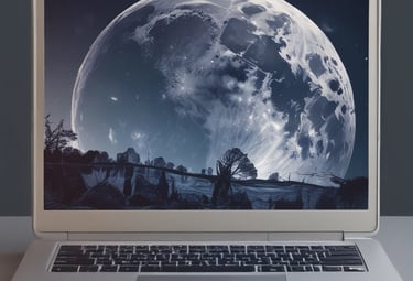 A cozy workspace bathed in pastel pink light with art supplies and a journal.