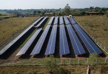 Energia solar em fazenda no Mato Grosso