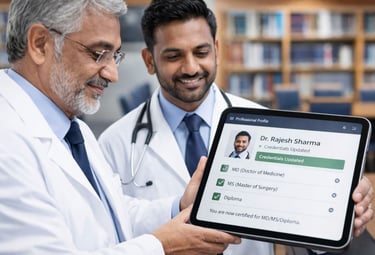 Medical Council Additional Qualification Certificate