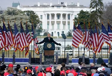 President Trump Rally at the White House