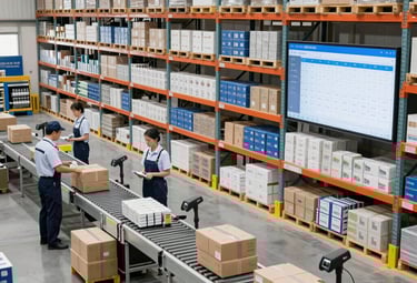 A lush garden with a modern irrigation system in action under bright sunlight.