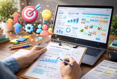 AI-driven social media content strategy planning to help influencers grow their follower base