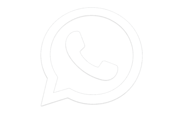 White WhatsApp logo icon with a telephone receiver in a speech bubble on a black background.
