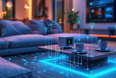Enterprise-grade mesh Wi-Fi setup and home automation synchronization.