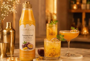 MONÉLIA fruit purees for cafés restaurants hotels dessert shops and beverage creators