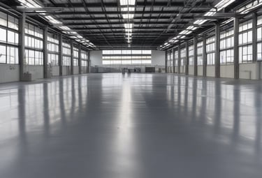 Thermal insulation being applied to a building facade with spray foam.