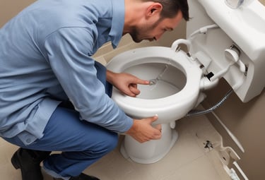 A professional technician demonstrating a repair on video.