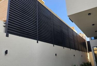 تركيب سواتر عالية الجوده في المبرز 