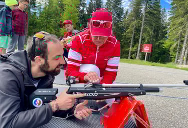 découverte du biathlon adulte activité vacances vercors