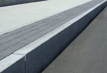 Bordures de trottoirs en granit