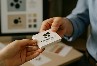Diseño de identidad visual y branding en Now Strategy Studio, incluyendo logotipos y material public