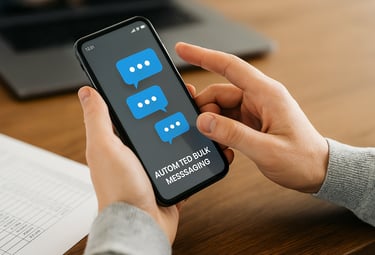 Sistema de mensajería masiva automatizada de Now Strategy Studio sin pagos mensuales