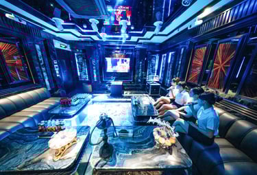 Không gian quán Karaoke Monaco Mỹ Đình hiện đại, view đẹp, phù hợp check-in sống ảo