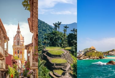 most popular destiniations in colombia for travelling