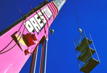 Preston Folding Scaffold - 3 bay 1 lift