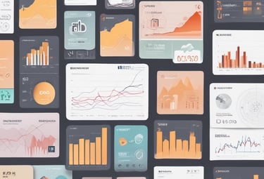 A sophisticated analytics dashboard for social media performance.