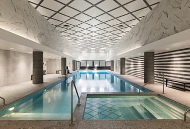 piscine, meriton, jacuzzi, lumière