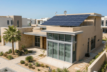 HavenVolt solar roof instalation drone image