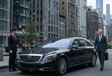 Corporate Travel First class Sedan Chauffeur Services