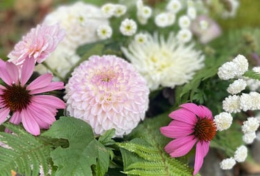 deuil coussin funéraire pompes funèbres fleurs décès
