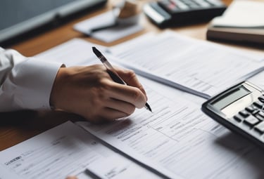 A consultant discussing financial strategies with a client.