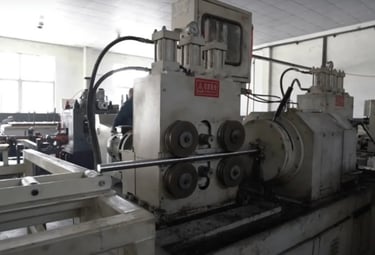 Surface treatment applied to barbell materials before machining