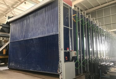 Painting for biggest knuckle boom crane
