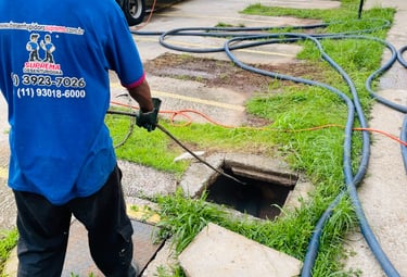 desentupimento de esgoto