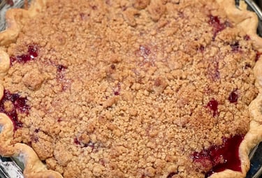 cherry peach pie