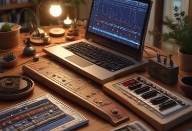 photo of person adjusting audio mixer