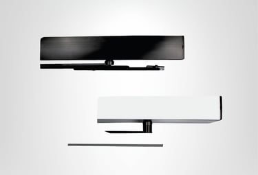 Brazo batiente automático para puertas.     Capacidad max: 150kg