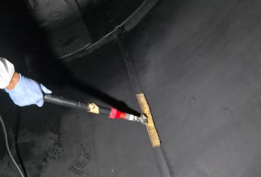 Rubber lining service for internal ISO tank protection