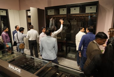 People visiting in the store of SR Enterprises