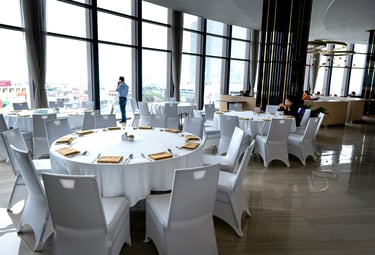 White Event Room Ready
