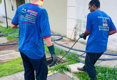 desentupimento de rede de esgoto